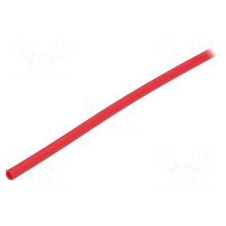 Protective tube | polyetylene | red | Len: 25m | -10÷40°C | Øint: 5mm
