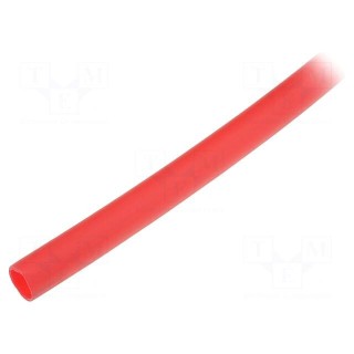Protective tube | polyetylene | red | -10÷40°C | Øint: 8mm | Øout: 10mm