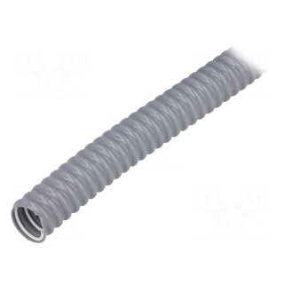 Protective tube | Size: 56 | PVC,steel | light grey | -20÷70°C | UL94HB