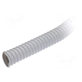 Protective tube | Size: 25 | PVC | grey | L: 30m | -5÷60°C | 320N