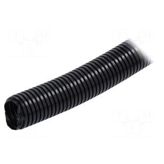 Protective tube | ØBraid : 32mm | black | L: 25m | -5÷60°C | Øint: 25mm