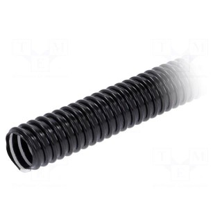 Protective tube | Size: 32 | PVC | black | L: 30m | -5÷60°C | 320N