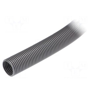 Protective tube | Size: 34 | polyamide 6 | grey | -40÷115°C | Øint: 29mm