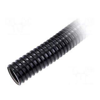 Protective tube | Size: 40 | PVC | black | L: 30m | -5÷60°C | 320N