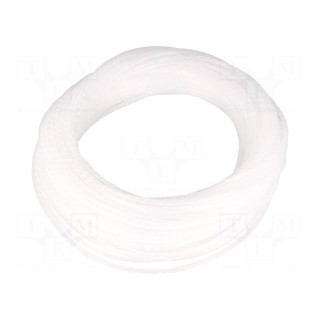 Spiral wrapping | ØBundle : 1.6÷8mm | polyetylene | natural | L: 30m