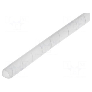 Spiral wrapping | ØBundle : 10÷100mm | polyetylene | natural | Ø: 9mm