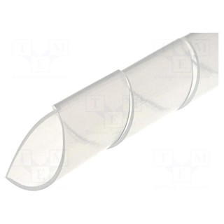 Spiral wrapping | ØBundle : 9÷32mm | polyetylene | natural | L: 10m