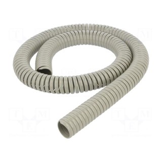 Spiral wrapping | PVC | grey | L: 1m | -30÷60°C | SP | Features: flexible