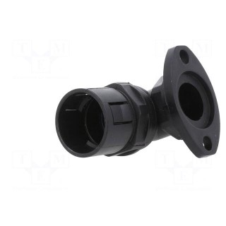 90° angled connector | polyamide 6 | HSSV | Application: for braids