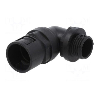 90° angled connector | polyamide | HSSV | Application: for braids