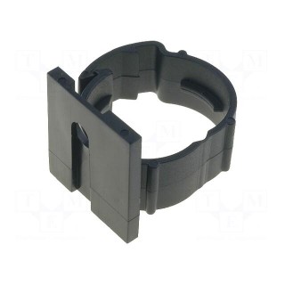 Bracket | polyamide | -40÷85°C | black | UL94V-2 | A: 30mm | B: 32.5mm