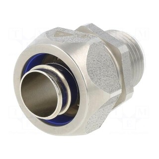 Straight terminal connector | 1/2" | Thread: inch,outside