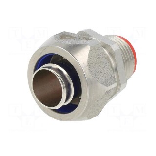 Straight terminal connector | 1/2" | Thread: metric,outside