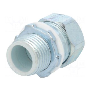 Straight terminal connector | Thread: inch,outside | -55÷300°C