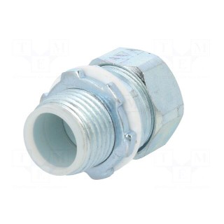 Straight terminal connector | Thread: inch,outside | -55÷300°C