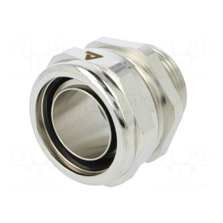 Straight terminal connector | Thread: metric,outside | brass | IP68