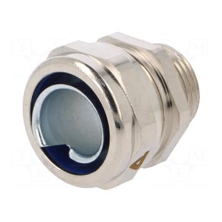 Straight terminal connector | Thread: metric,outside | brass | IP68