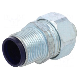 Straight terminal connector | Thread: PG,outside | -55÷300°C | IP67