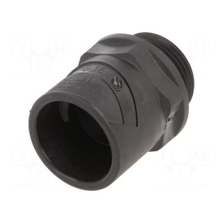 Straight terminal connector | Thread: PG,outside | polyamide | 27mm