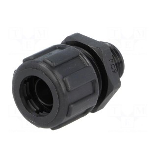 Straight terminal connector | Thread: PG,outside | polyamide | IP65