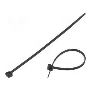 Cable tie | externally serrated | L: 100mm | W: 2.5mm | polyamide | 80N