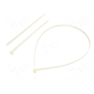 Cable tie | L: 1000mm | W: 12.5mm | polyamide | 1112N | natural