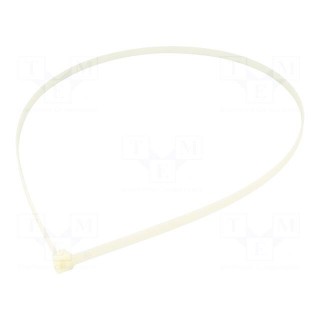 Cable tie | L: 1020mm | W: 9mm | polyamide | 800N | natural | Ømax: 295mm