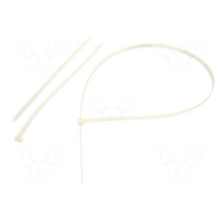 Cable tie | L: 1200mm | W: 12.5mm | polyamide | 1112N | natural