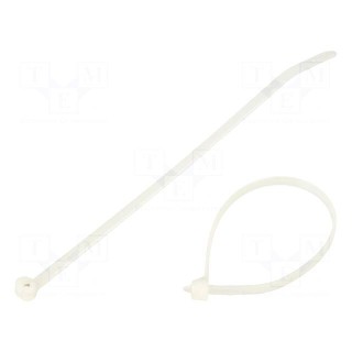 Cable tie | L: 140mm | W: 3.6mm | polyamide