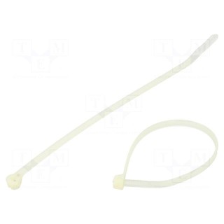 Cable tie | L: 186mm | W: 4.8mm | polyamide