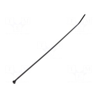 Cable tie | L: 186mm | W: 4.8mm | polyamide | 220N | black | Ømax: 45mm