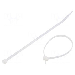 Cable tie | L: 190mm | W: 4.7mm | polyamide