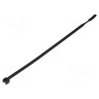 Cable tie | L: 210mm | W: 4.7mm | polyamide | 220N | black | Ømax: 50mm