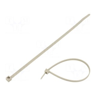 Cable tie | L: 210mm | W: 4.7mm | polyamide | 355N | grey | Ømax: 55mm | T80R