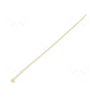 Cable tie | L: 181mm | W: 4.7mm | polyamide | 130N | white | Ømax: 45mm