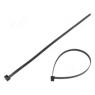 Cable tie | L: 300mm | W: 4.6mm | polyamide | 225N | natural | Ømax: 80mm