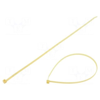Cable tie | L: 390mm | W: 4.6mm | polyamide | 225N | natural | Ømax: 110mm