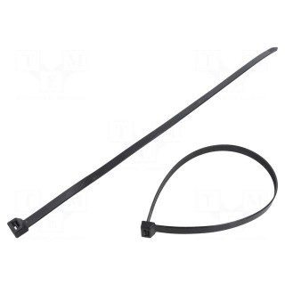 Cable tie | L: 480mm | W: 12.4mm | polyamide | 1200N | black | UL94V-2