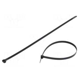 Cable tie | L: 580mm | W: 12.5mm | polyamide | 1112N | black | Ømax: 165mm