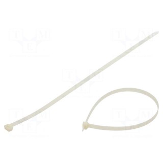 Cable tie | L: 650mm | W: 12.5mm | polyamide | 1112N | natural
