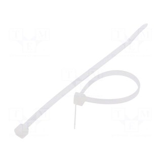 Cable tie | L: 710mm | W: 7.6mm | polyamide | 667N | natural | Ømax: 198mm