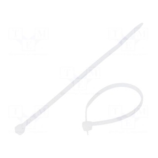 Cable tie | L: 71mm | W: 1.8mm | polyamide | 36N | natural | Ømax: 15mm