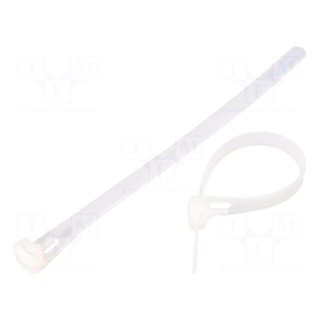 Cable tie | multi use | L: 150mm | W: 7.2mm | polyamide | natural