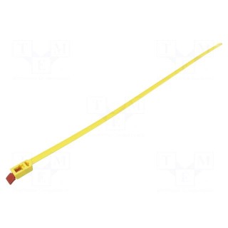 Cable tie | multi use | L: 752mm | W: 13mm | polyamide | 888N | yellow