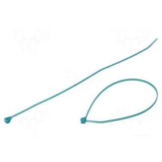 Cable tie | with a metal clasp | L: 360mm | W: 4.8mm | E/TFE | UL94V-0