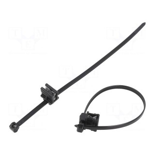 Cable tie | with fixing lugs,with fixing for edges | L: 200mm