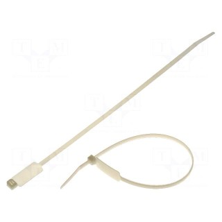 Cable tie | with label | L: 270mm | W: 4.6mm | polyamide | 215.5N
