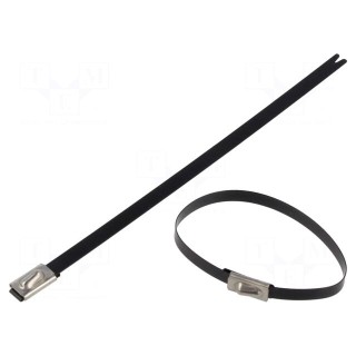 Cable tie | L: 127mm | W: 4.6mm | acid resistant steel AISI 316 | 540N