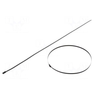 Cable tie | L: 520mm | W: 4.6mm | stainless steel | 440N