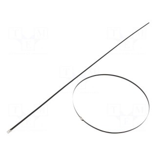 Cable tie | L: 680mm | W: 4.6mm | stainless steel AISI 304 | 450N